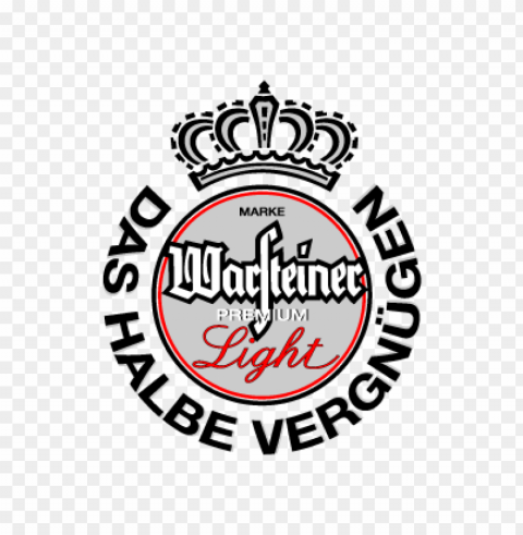 warsteiner premium light 2004 vector logo PNG transparent elements complete package