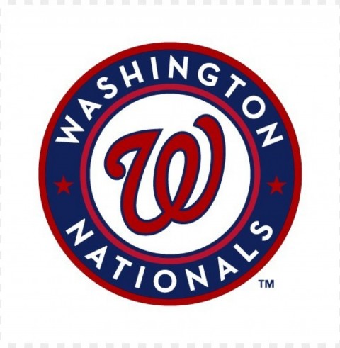 washington nationals baseball team logo vector Isolated Icon with Clear Background PNG