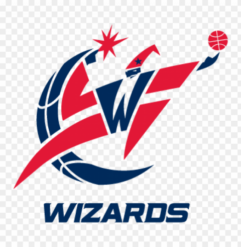 washington wizards logo vector Isolated Element in HighQuality PNG