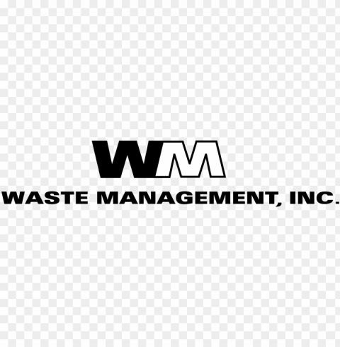 waste management logo transparent - waste management white logo Clear Background PNG Isolation