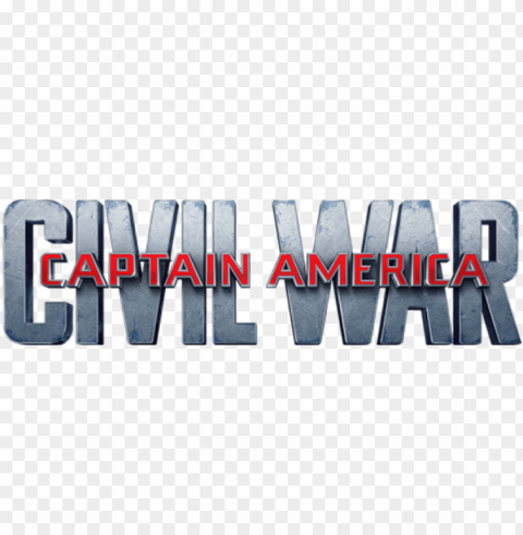 watch captain america - captain america civil war text PNG Isolated Illustration with Clear Background