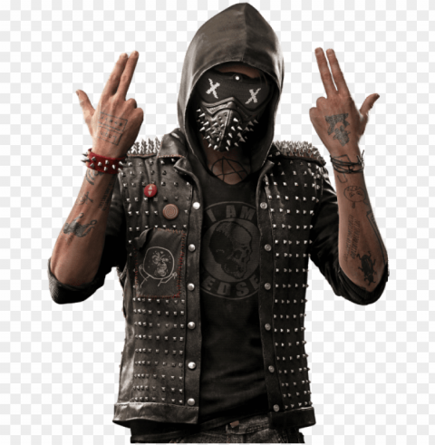 watch dogs - watch dogs 2 wrench costume Transparent PNG Isolation of Item