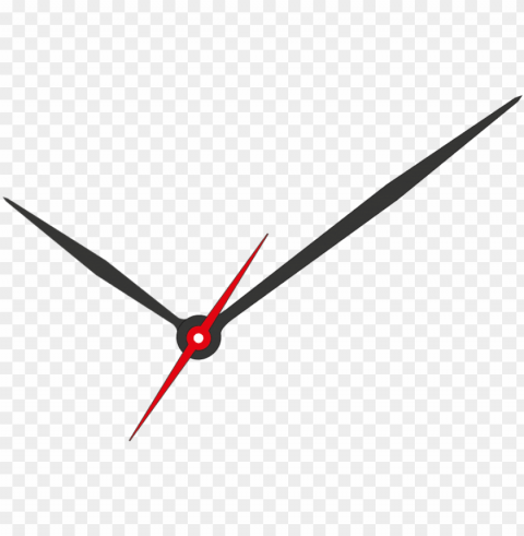 watch hand - wall clock PNG Image with Isolated Graphic Element
