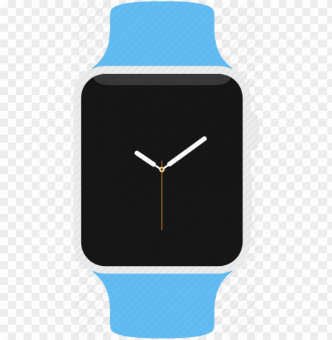 watch icon 510 - apple watch icon blue PNG files with clear background bulk download