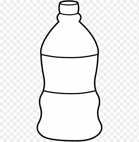 water bottle coloring page water bottle line art free - water bottle to colour HighResolution Isolated PNG Image
