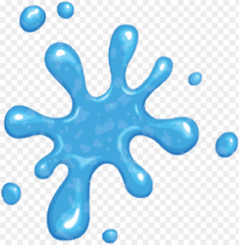 water drop blue slime slimeart snow cool art color - slime ico Clear background PNG graphics