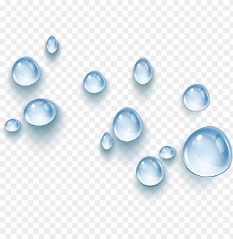 water-droplets - blue water drops PNG images with no attribution