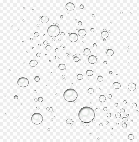 water drops clipart - underwater water bubble PNG for educational projects