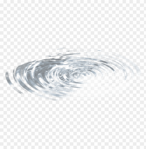 water effect Transparent Background Isolation in PNG Format