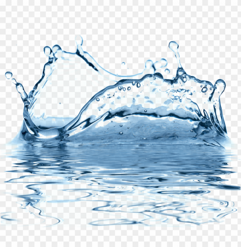 water effect Transparent Background PNG Object Isolation