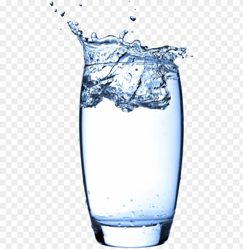 water glass - water of glass PNG isolated