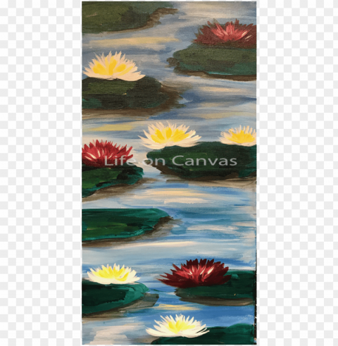 water lilies Isolated Icon in Transparent PNG Format