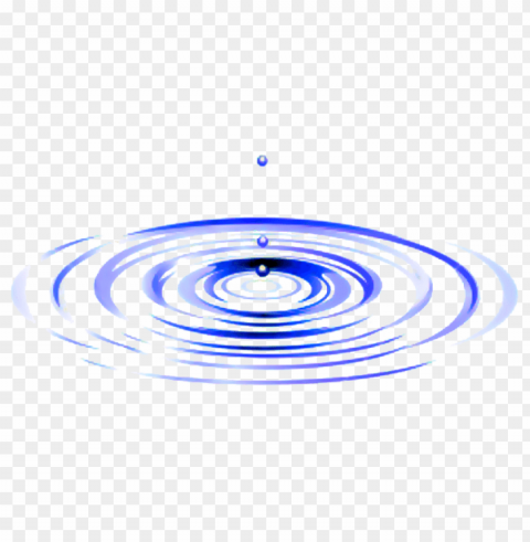 water ripple effect Clear Background PNG Isolated Illustration