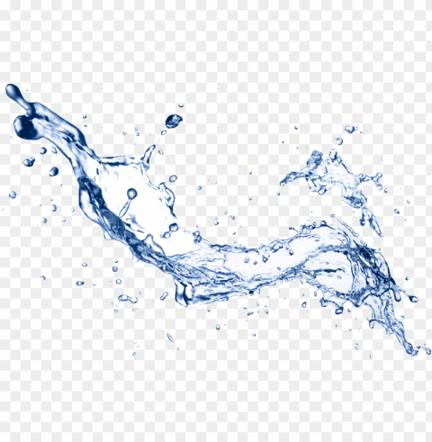 Water Splash Effect Isolated Artwork In Transparent PNG Format