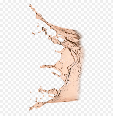 water splash effect Isolated Character in Transparent PNG Format