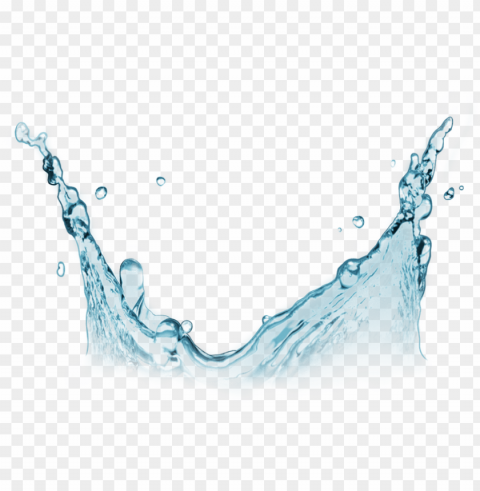 water splash - water effect PNG transparent graphics bundle