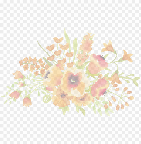 watercolor-2087454 960 720 - fall watercolor flowers PNG Graphic with Transparency Isolation