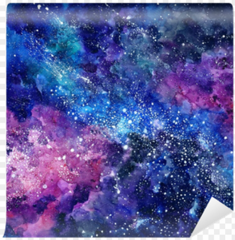 Watercolor Universe Isolated Element With Clear PNG Background