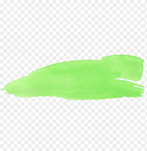 watercolor brush stroke yellow green PNG with no background diverse variety
