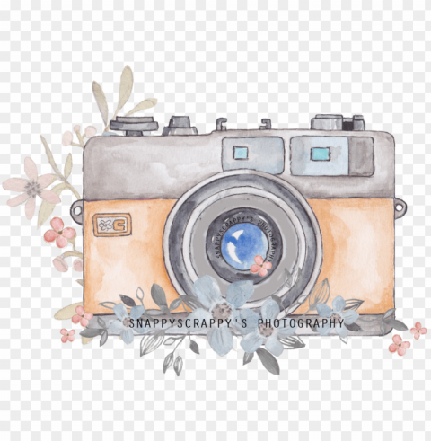 watercolor camera - watercolor camera clipart PNG images with alpha transparency bulk