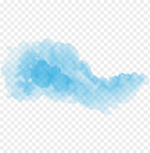 watercolor clouds tattoo watercolor watercolor brushes - blue watercolor Isolated Design on Clear Transparent PNG