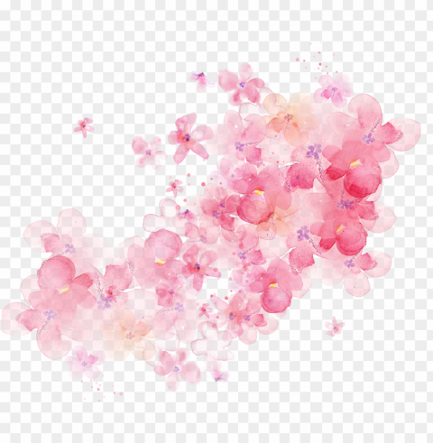 watercolor crown crownflower flower flowercrown floral - flores render Transparent Background PNG Isolated Element PNG transparent with Clear Background ID 4e2fb557