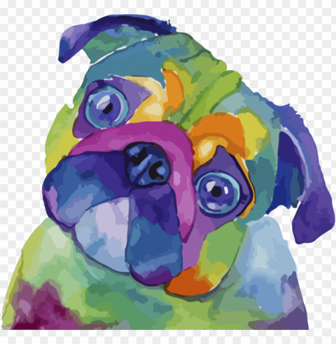 watercolor dog printed transfers - watercolor painti PNG images with alpha transparency wide selection
