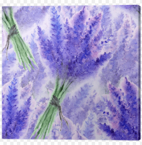 watercolor lavender flower floral bouquet seamless - watercolor painti Isolated PNG Item in HighResolution