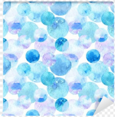 watercolor light blue circle ball seamless pattern - watercolor painti PNG transparent stock images