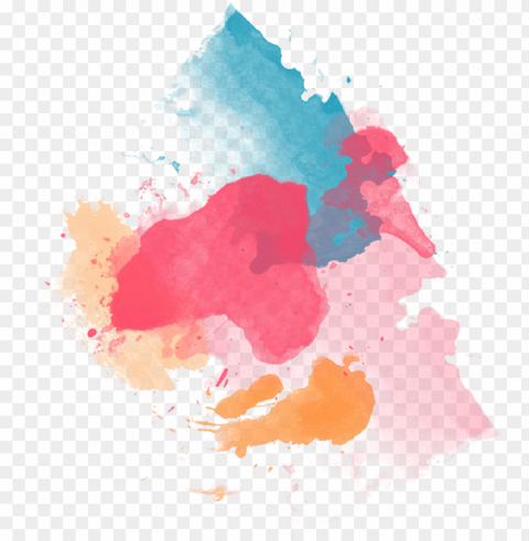 watercolor splash PNG files with no background bundle