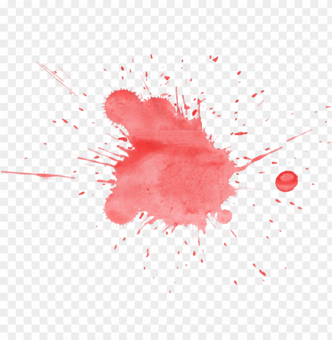 watercolor splashes Transparent PNG Isolated Graphic Detail
