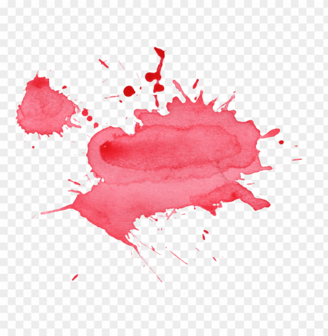 watercolor splashes Transparent PNG Isolated Illustrative Element