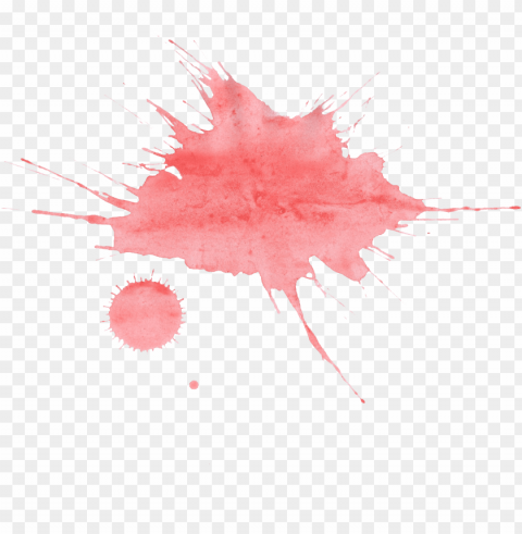 watercolor splashes Transparent PNG Isolated Object Design