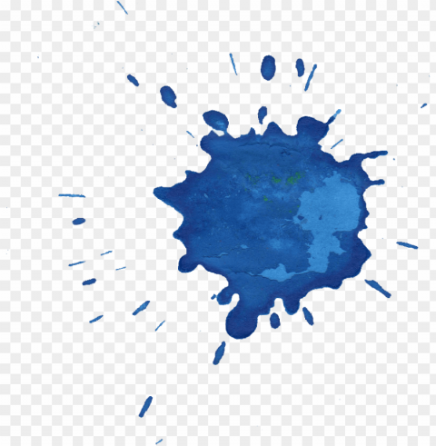 watercolor splashes Transparent PNG Isolation of Item