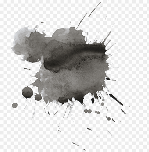 watercolor splashes PNG transparency