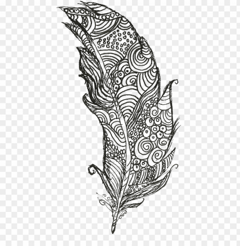 watercolour doodles feather doodle sisshart - feather doodle Transparent PNG graphics archive