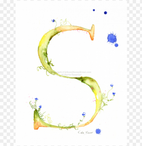 watercolour monogram letter s Clear PNG pictures bundle PNG transparent with Clear Background ID 8a2c6d55