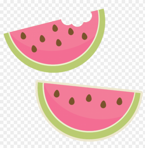 watermelon slices svg cutting file watermelon svg cut - watermelon slice clip art High Resolution PNG Isolated Illustration