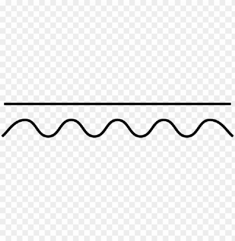 wave line clip art Isolated Subject with Clear PNG Background