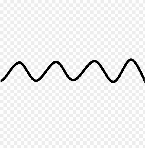 wave line clip art PNG with Transparency and Isolation