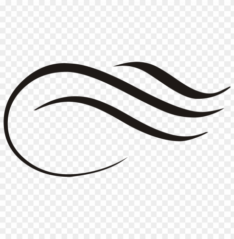 wave line drawing PNG for business use