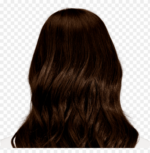 wavy backie - positano black hair color Transparent image