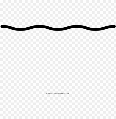 Wavy Line Coloring Page - Line Art PNG Images For Advertising