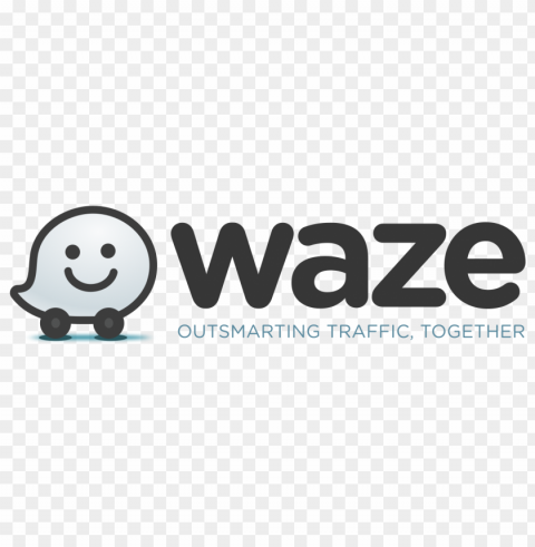 waze logo transparent background PNG cutout