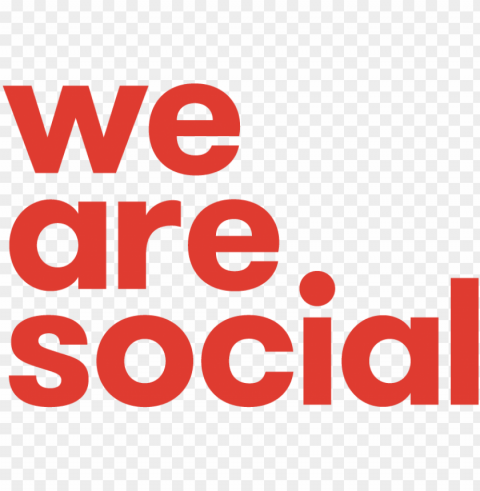 we are social logo Clear Background PNG Isolated Item