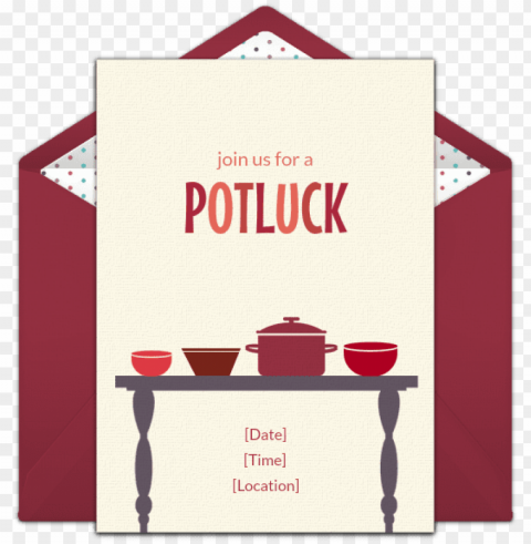 we love this free diy potluck invitation for a festive - 55th birthday invitation template PNG icons with transparency