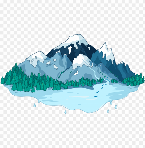 we monitor the response of north cascade glacier to - glacier illustratio Free PNG images with transparent layers diverse compilation