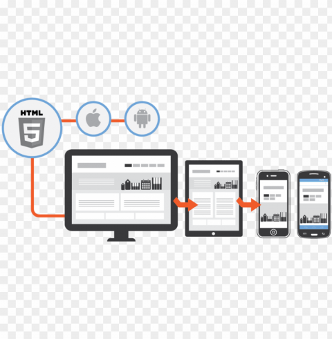 web and mobile app development PNG files with alpha channel assortment