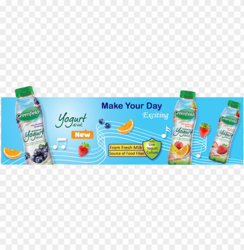 web banner ver - greenfields yoghurt drink 250gr Free PNG images with transparent layers diverse compilation
