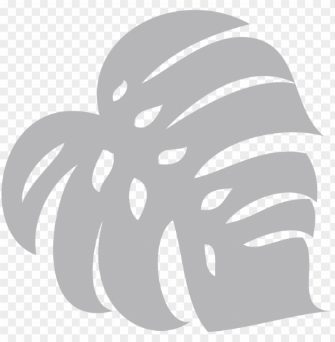 Web - Cartoon Monstera Leaf PNG Files With No Royalties